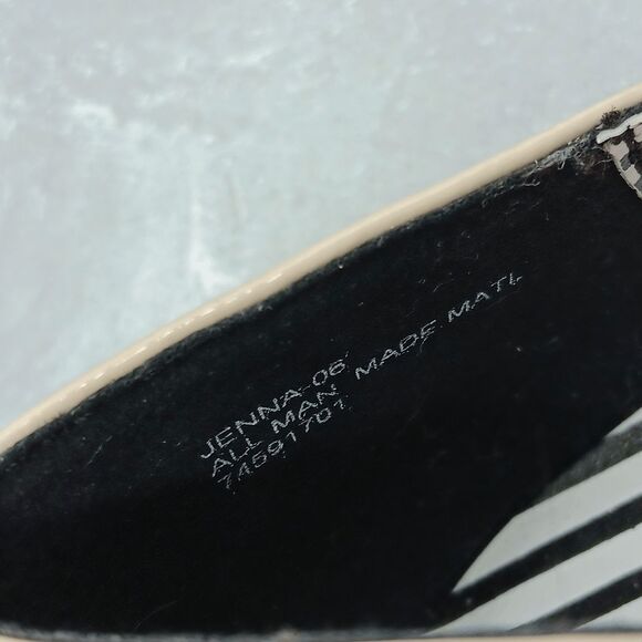 NWOT Pleaser Jenna 06 Faux Leather Cream Mary Jane Pump Kitten Heels Size 16 - Picture 6 of 10